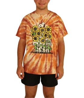 Junk Food Snoopy Flowers Graphic T-Shirt