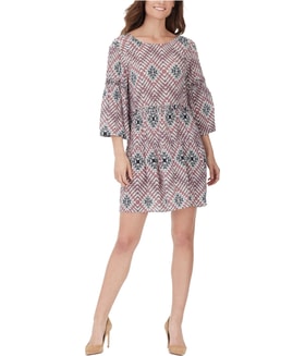 William Rast Multifractal Diamond Baby Doll Dress