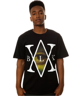 Black Scale The Mona's Traditional Interlock Graphic T-Shirt