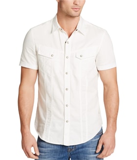 William Rast Let's Take A Ride Button Up Shirt