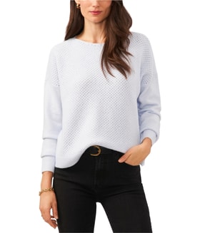 Vince Camuto Ribbed Hem Knit Sweater