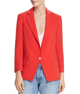 Dylan Gray Faux Pocket One Button Blazer Jacket