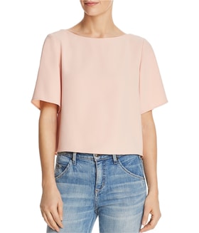 Dylan Gray Tie-Back Shell Blouse