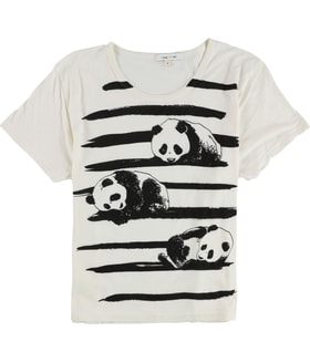 I LOVE H81 Brush Pandas Graphic T-Shirt