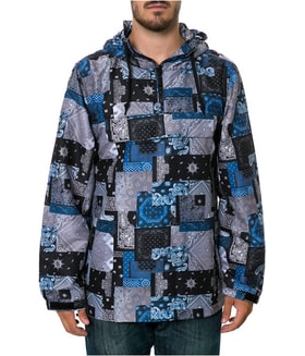 Crooks & Castles The Luxe Bandit In Bandana Anorak Jacket