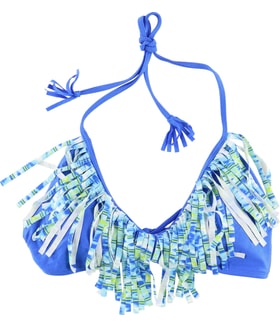 Raisins Fringed Bikini Swim Top