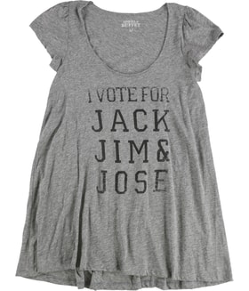 Gorilla Buffet I Voted For Jack Jim & Jose Graphic T-Shirt