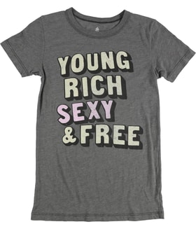 Heritage 1981 Young Rich Sexy & Free Graphic T-Shirt
