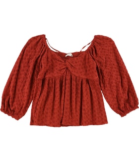 American Eagle Outfitters Tie Back Peplum Top