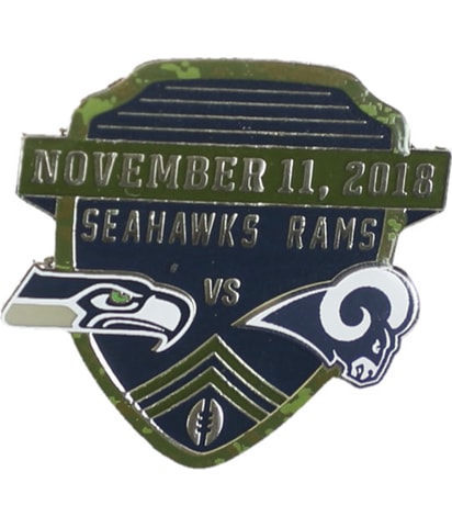 Rams VS Seahawks 11-11-18 Collector Pin Brooche