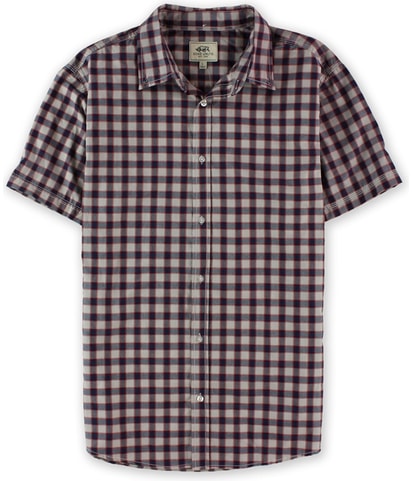 One Pkt Ss Core W/ Chambray Button Up Shirt