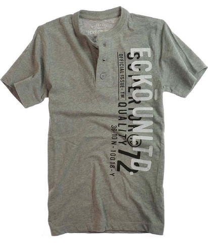 Ss Vertical Henley Shirt