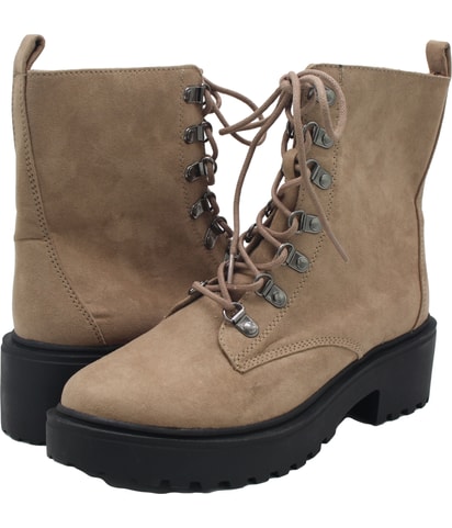 Two Tone Combat Boots