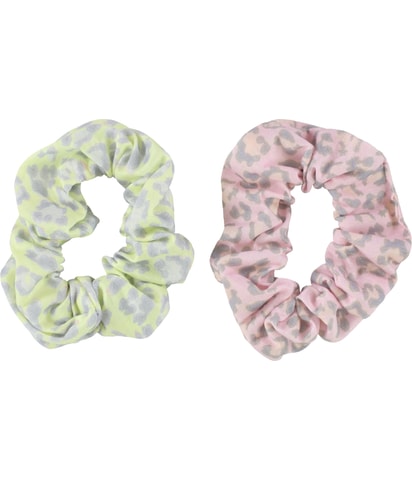 Leopard 2-Pack Hair Scrunchie