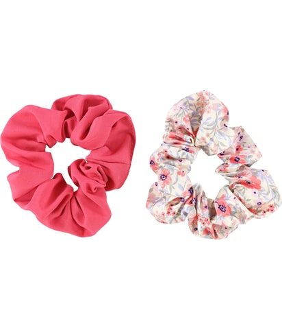 Floral 2-Pack Hair Scrunchie