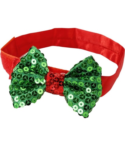 Sequin Bow Tie Dog Costume