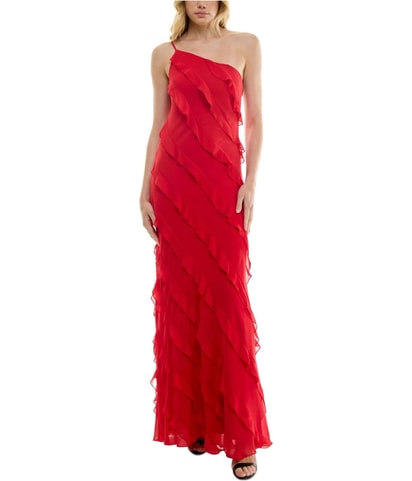 Stylish Ruffled Maxi Dress