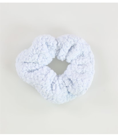 1-Pack Sherpa Hair Scrunchie