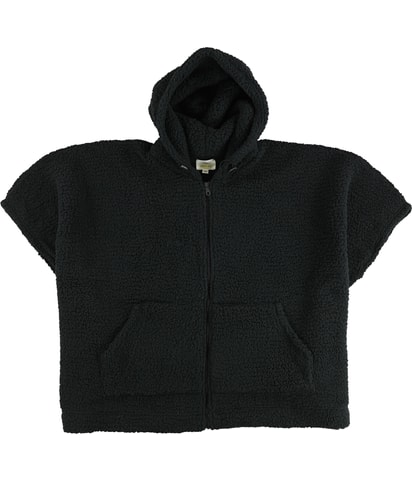 Sherpa Hooded Cape Jacket