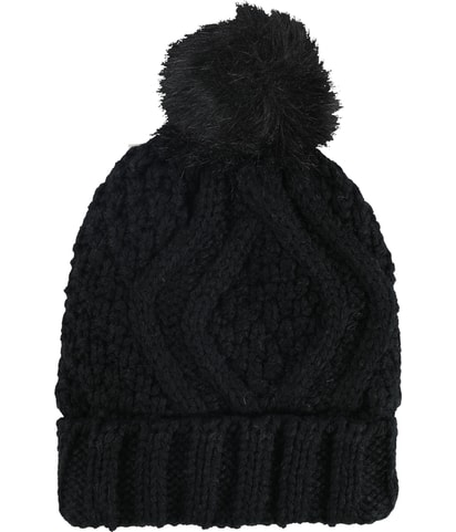 Solid Cable Beanie Hat