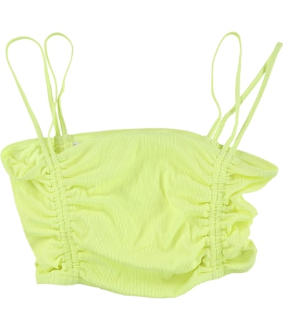 Solid Bandeau Swim Top