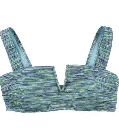 3-Tone Bandeau Swim Top