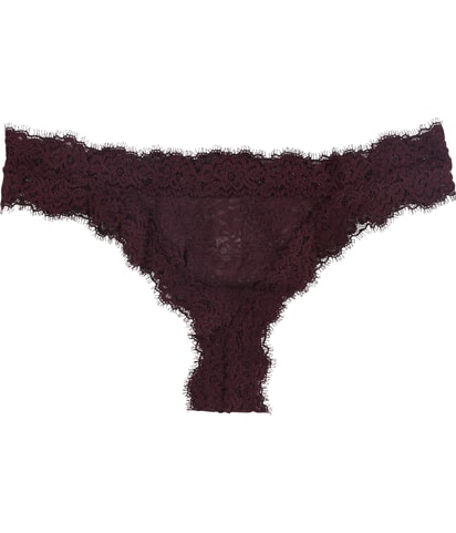 Eyelash Lace Thong Panties