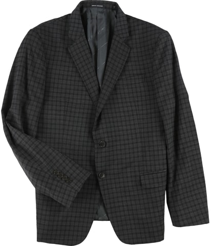 Plaid Two Button Blazer Jacket