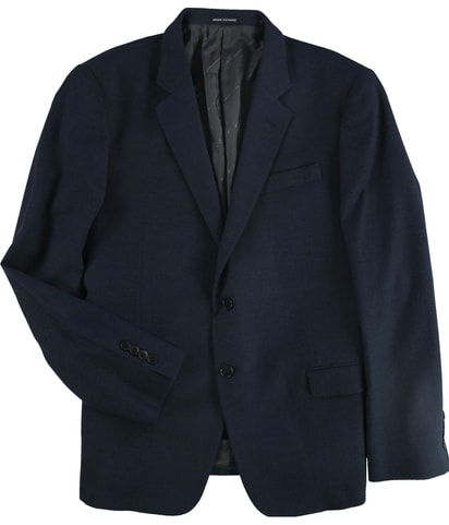 Texture Solid Two Button Blazer Jacket
