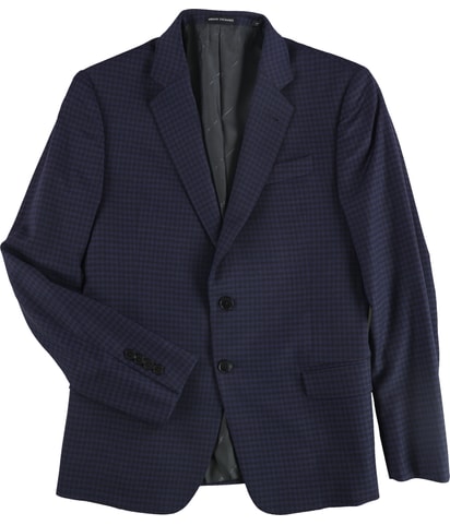High Blue Box Two Button Blazer Jacket