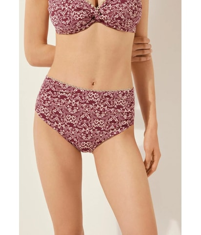High Waist Shaping Bikini Swim Bottom