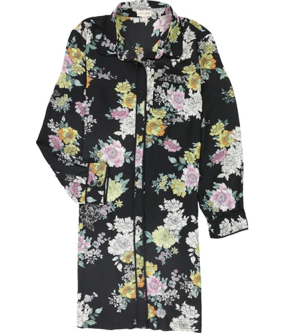 Floral-Print Shirt Dress