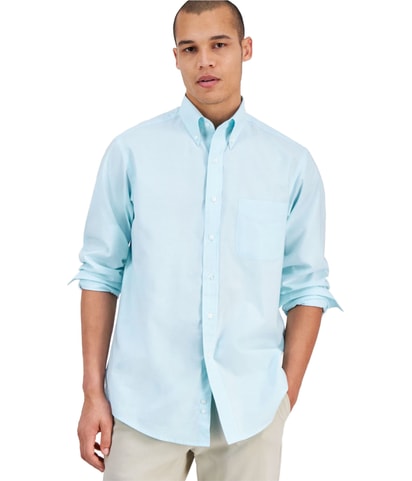 Pinpoint Button Down Dress Shirt
