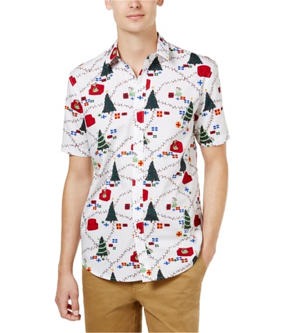 Slim-Fit Sneaky Snake Button Up Shirt