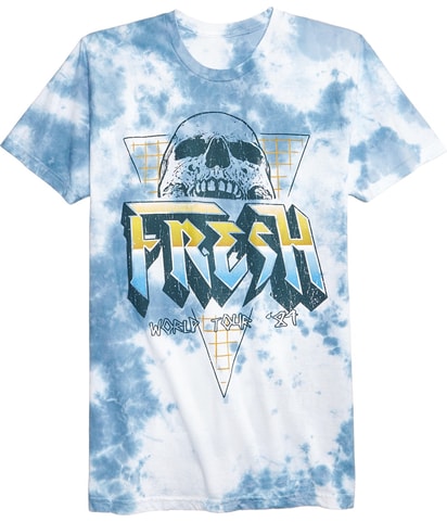 Fresh Rocker Tie-Dyed Graphic T-Shirt
