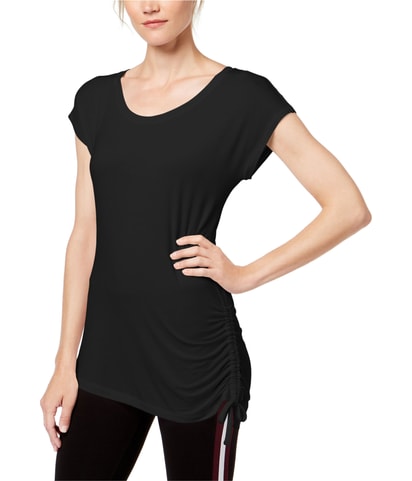 Side-Tie Basic T-Shirt