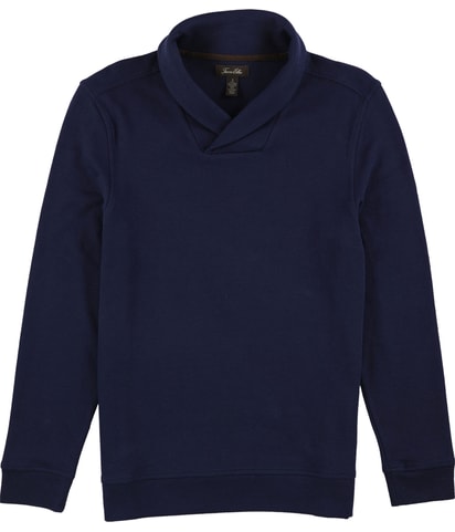 Shawl-Collar Pullover Sweater