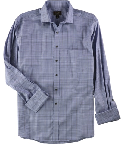 Plaid Button Down Dress Shirt