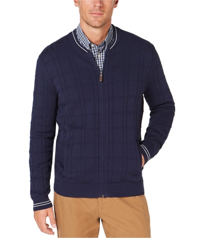 Zip-Front Cardigan Sweater