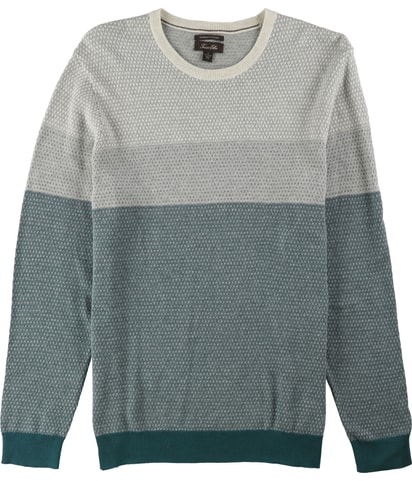 Colorblocked Supima Pullover Sweater