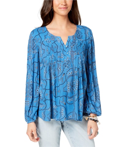 Pintuck Peasant Blouse