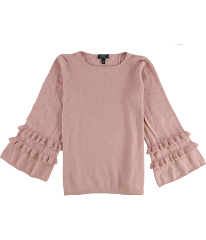 Ruffle-Sleeve Pullover Sweater