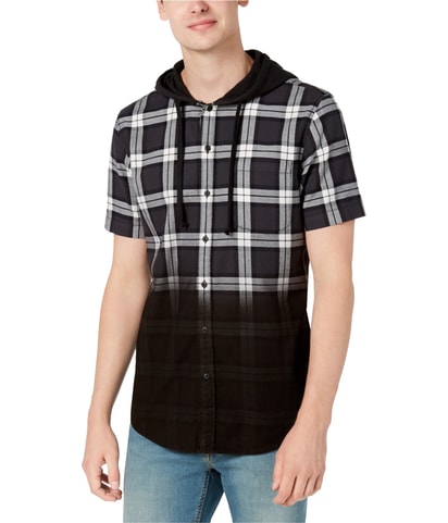 Plaid Ombre Button Up Shirt