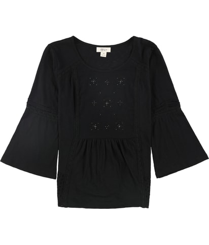 Eyelet-Trim Shell Blouse