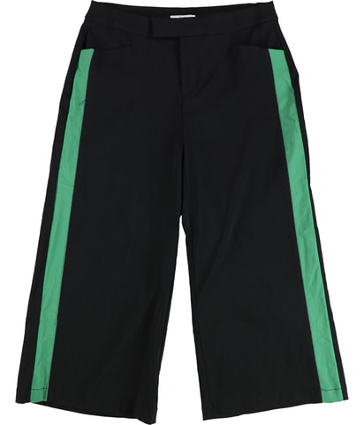 Racer-Stripe Tapered Cropped Capri Casual Pants