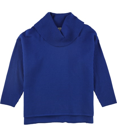 Hi-Lo Ribbed Pullover Sweater