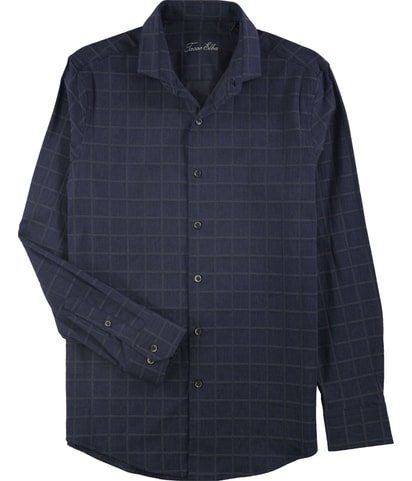 Windowpane Button Down Dress Shirt