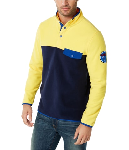 Colorblocked Pullover Fleece Jacket