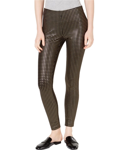 Foil Tapered Leggings Casual Pants