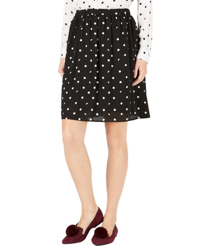 Polka Dot Midi Skirt